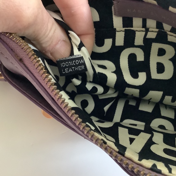 Marc By Marc Jacobs Purple Mauve Leather Totally Turnlock. Crossbody Bag - Picture 9 of 11